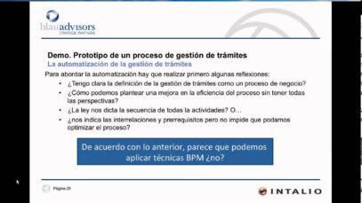 Modernización en la administración pública mediante Intalio|BPM