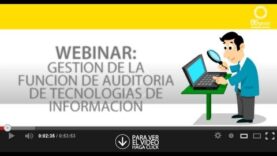 Gestión de la función de Auditoria de Tecnologías de Información