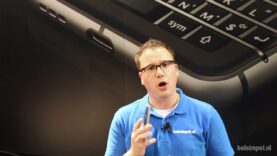 BlackBerry KEYone en el MWC 2017.