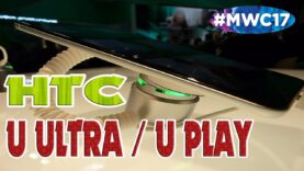 HTC U ULTRA y HTC U PLAY en el MWC 2017.