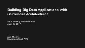 Creación de grandes aplicaciones de datos con arquitecturas sin servidor (Ingles).