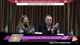 Apertura del Evento “Segurinfo Perú 2017”.