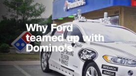 New Ford CEO excited for driverless Domino’s.