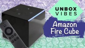 Unboxing de cubo de Amazon Fire TV.