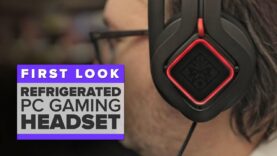 Auriculares para juegos de PC refrigerados Omen Mindframe de HP.