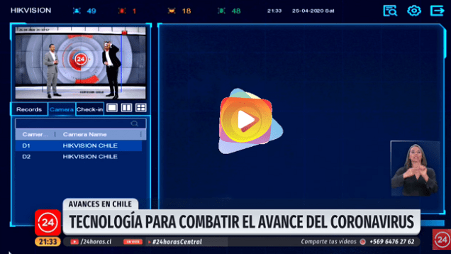 camara contra el covid