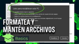 Formatea Windows sin perder ningún archivo