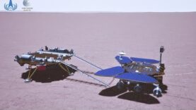 Zhurong es el primer astromóvil Chino que recorre Marte
