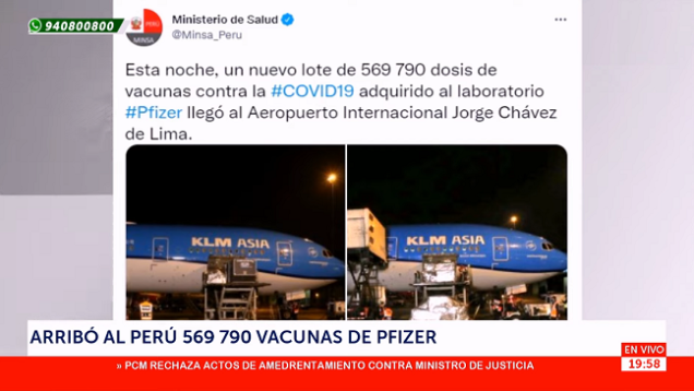vacuna pfizer peru