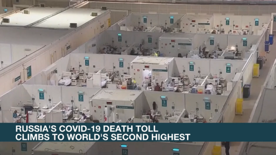 El número de muertos por COVID-19 en Rusia se eleva al segundo más alto del mundo