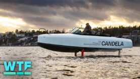 Esta lancha eléctrica realmente puede volar sobre las olas