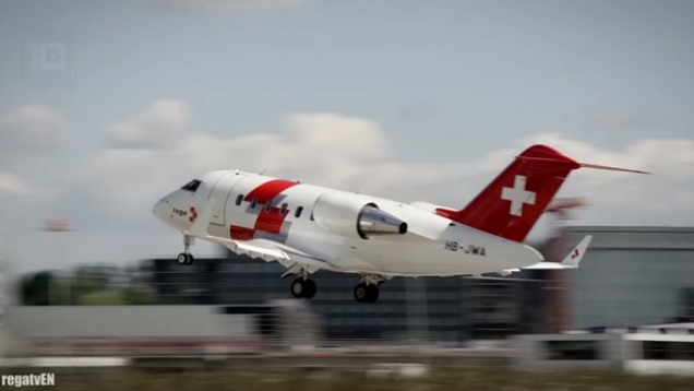 avion ambulancia