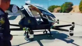 El innovador megadrón de la Policía española