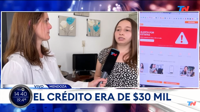 ESTAFAS VIRTUALES I Sacaron un crédito a su nombre ESTAFAS VIRTUALES
