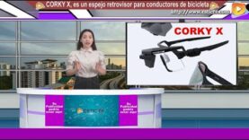 CORKY X, es un espejo retrovisor para conductores de bicicleta