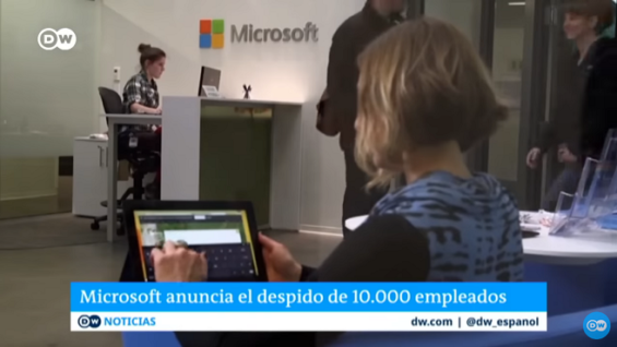 Microsoft prevé 10.000 despidos debido a contexto económico adverso