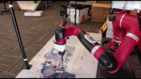 El robot de pintura prueba la capacidad de la IA para ser impreciso