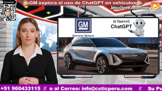 General Motors (GM) explora el uso de ChatGPT en vehículos