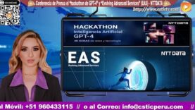 NTT DATA: Conferencia de Prensa para presenta el “hackathon de GPT-4” y “Evolving Advanced Services” (EAS)