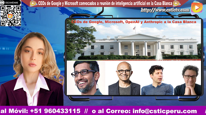 CEOs de Google y Microsoft convocados a reunión de inteligencia artificial en la Casa Blanca google