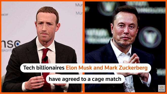 Elon Musk y Mark Zuckerberg