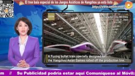 El tren bala especial de los Juegos Asiáticos de Hangzhou ya está listo
