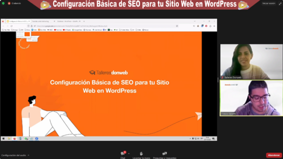 Webinar: Configuración Básica de SEO para tu Sitio Web en WordPress
