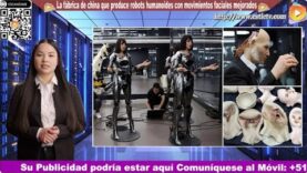 Dentro de una fábrica china que fabrica robots humanoides con movimientos faciales mejorados.