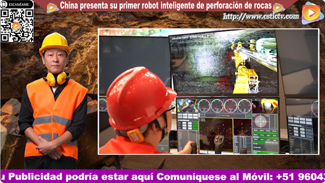 robot inteligente de perforación de rocas