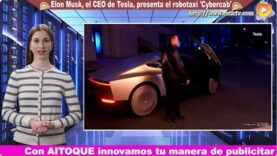 Elon Musk, el CEO de Tesla, presenta el robotaxi ‘Cybercab’