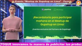 Evento «Meetup de Gupshup» Lima – Perú