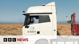 China lanza una flota de camiones autónomos