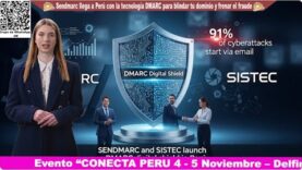 ¡ALERTA CYBERSEGURIDAD! 🚨 El 91% de los ataques comienza en tu email. Sendmarc llega a Perú con la tecnología DMARC para blindar tu dominio y frenar el fraude.