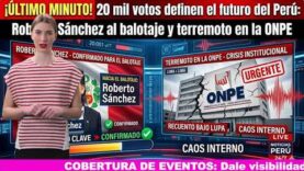 Sánchez supera a López Aliaga por 20 mil votos y el JNE inicia la proclamación de la segunda vuelta