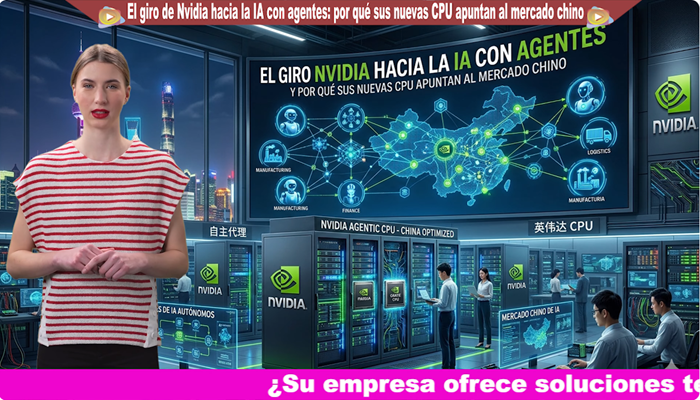 El movimiento maestro de Nvidia: Por qué su nuevo mercado de CPU de $200,000M depende de China y la "IA con Agentes" Nvidia