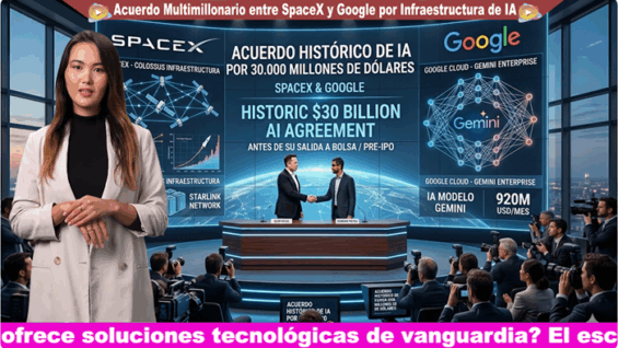 ¿Por qué Google pagará 920 millones de dólares al mes a SpaceX? El secreto detrás de Gemini adafwfg2gnty