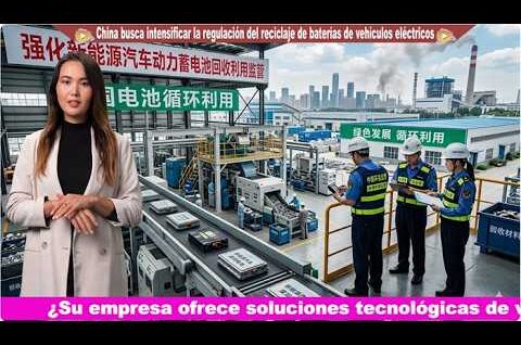 China busca intensificar la regulación del reciclaje de baterías de vehículos eléctricos