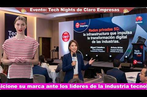 Tech Nights Claro: Cómo las redes privadas 5G transforman la infraestructura industrial en Perú