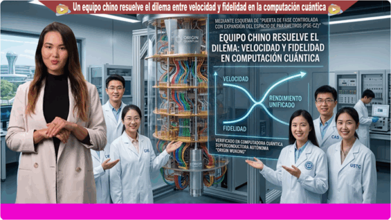 Un equipo chino resuelve el dilema entre velocidad y fidelidad en la computación cuántica. compoutacion cuantica2