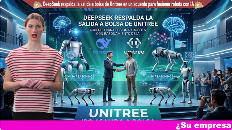 DeepSeek respalda la salida a bolsa de Unitree en un acuerdo para fusionar robots con razonamiento de IA DeepSeek