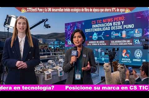 CITEtextil Puno y la UNI desarrollan teñido ecológico de fibra de alpaca que ahorra 97% de agua